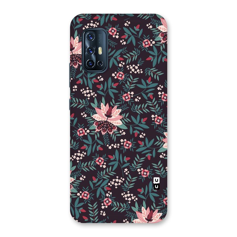 Very Leafy Pattern Back Case for Vivo V17