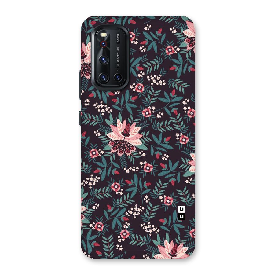 Very Leafy Pattern Back Case for Vivo V19