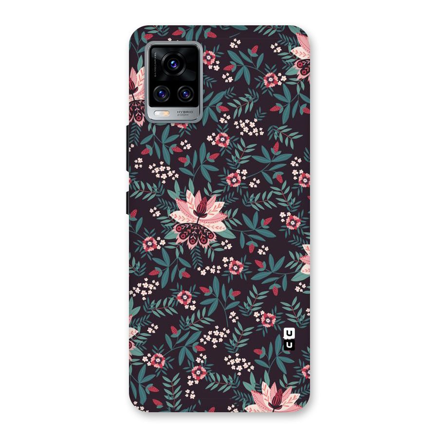 Very Leafy Pattern Back Case for Vivo V20 Pro