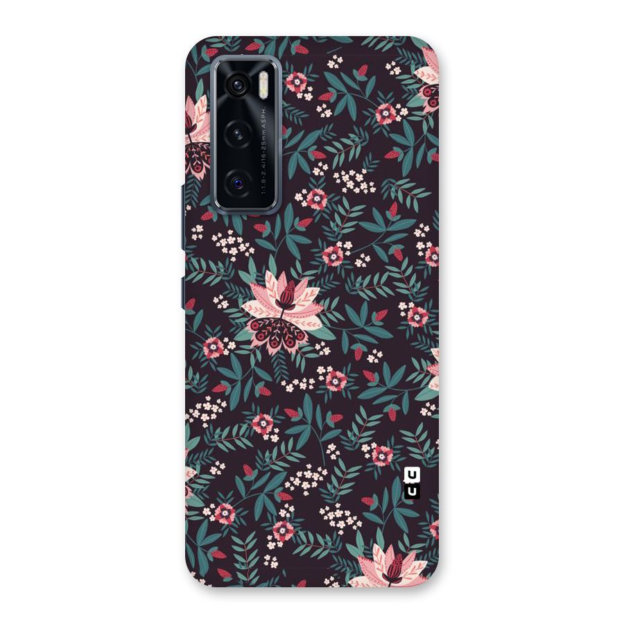 Very Leafy Pattern Back Case for Vivo V20 SE
