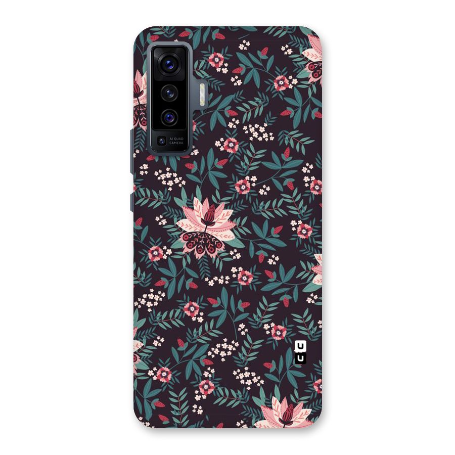 Very Leafy Pattern Back Case for Vivo X50