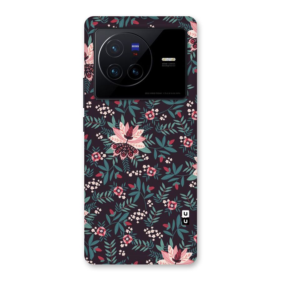 Very Leafy Pattern Back Case for Vivo X80