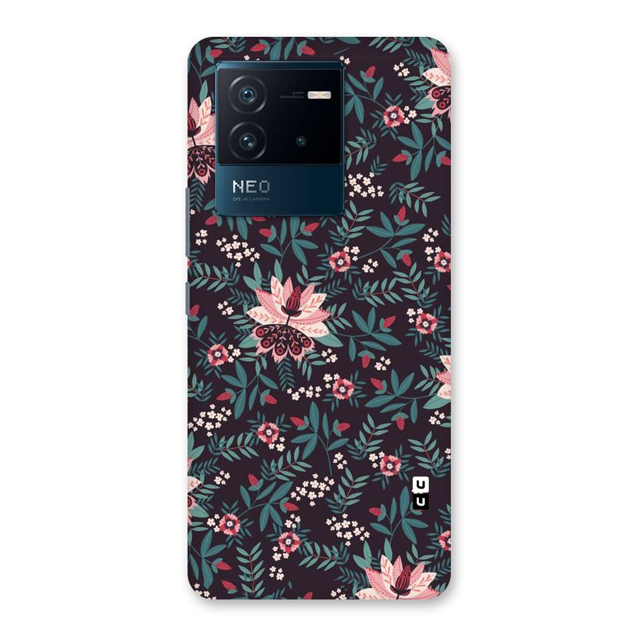 Very Leafy Pattern Back Case for Vivo iQOO Neo 6 5G