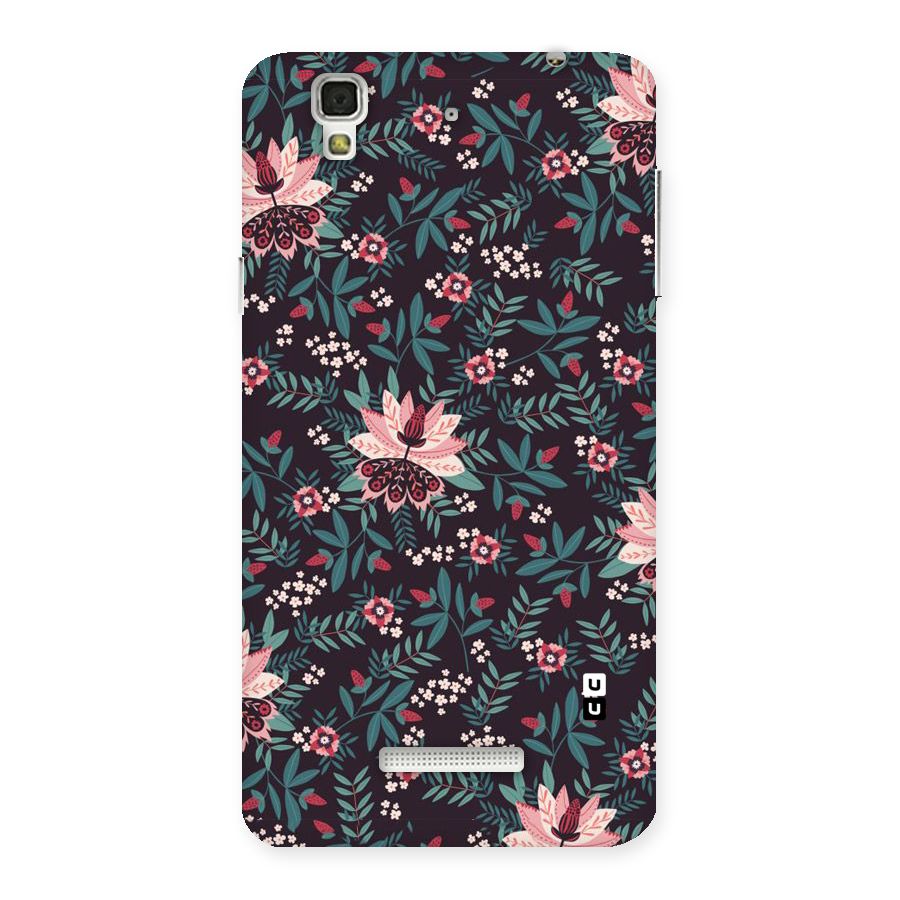 Very Leafy Pattern Back Case for YU Yureka Plus