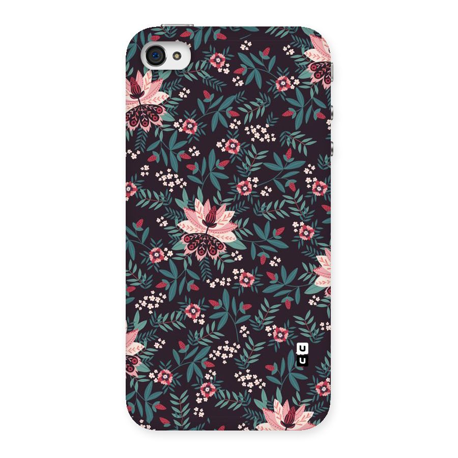 Very Leafy Pattern Back Case for iPhone 4 4s