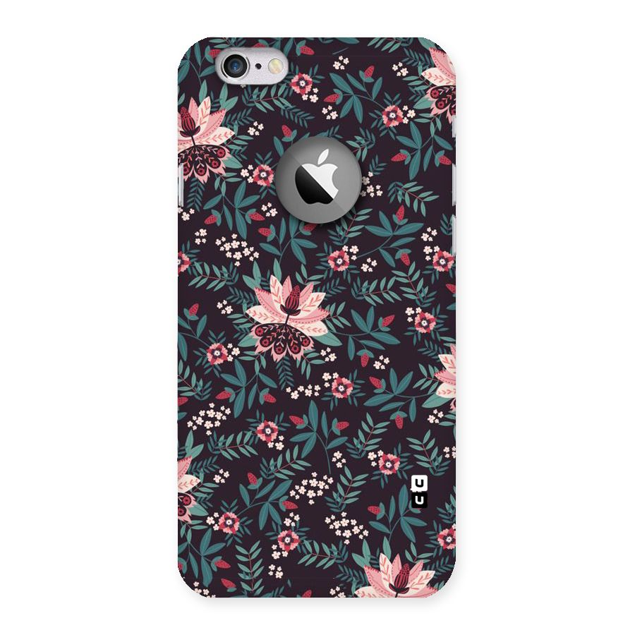 Very Leafy Pattern Back Case for iPhone 6 Logo Cut