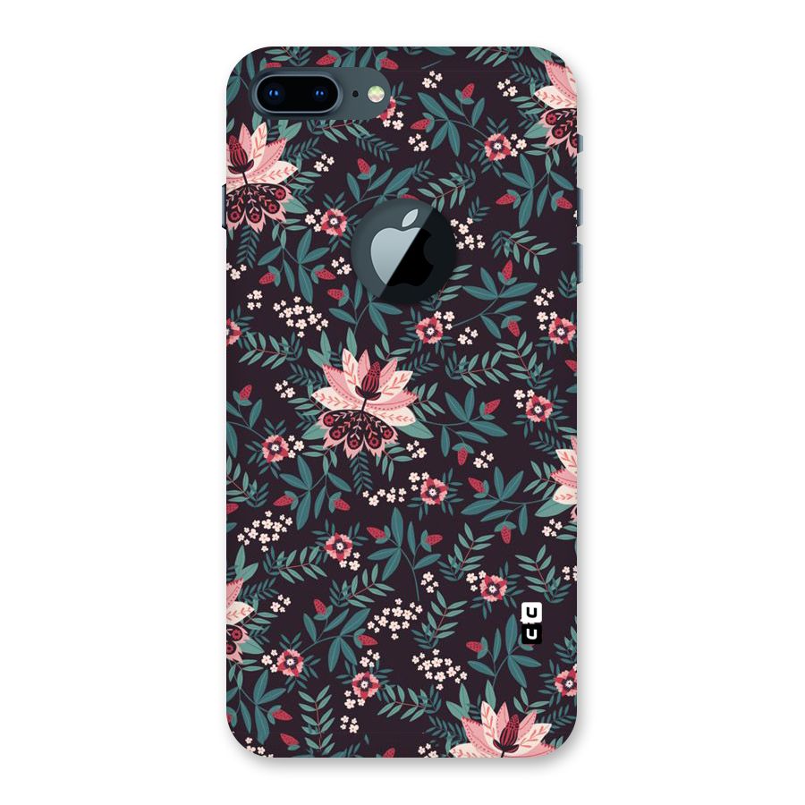 Very Leafy Pattern Back Case for iPhone 7 Plus Logo Cut