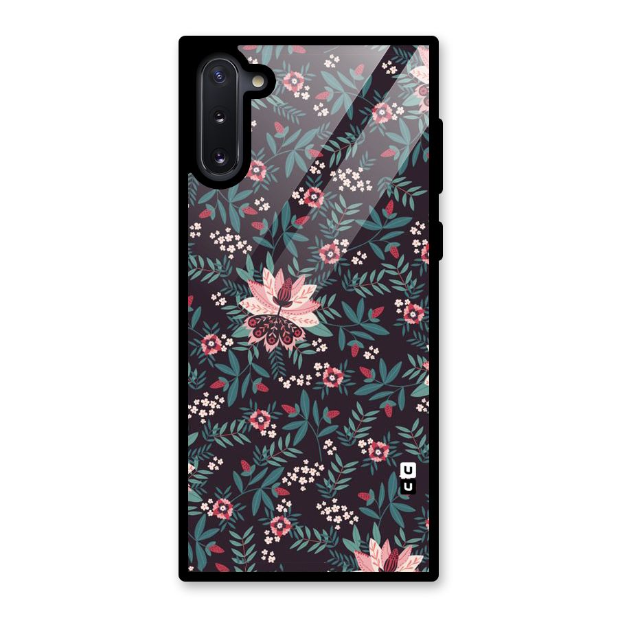 Very Leafy Pattern Glass Back Case for Galaxy Note 10