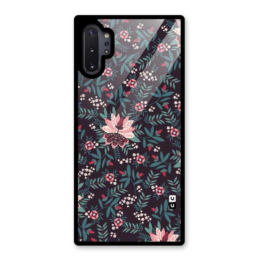 Very Leafy Pattern Glass Back Case for Galaxy Note 10 Plus