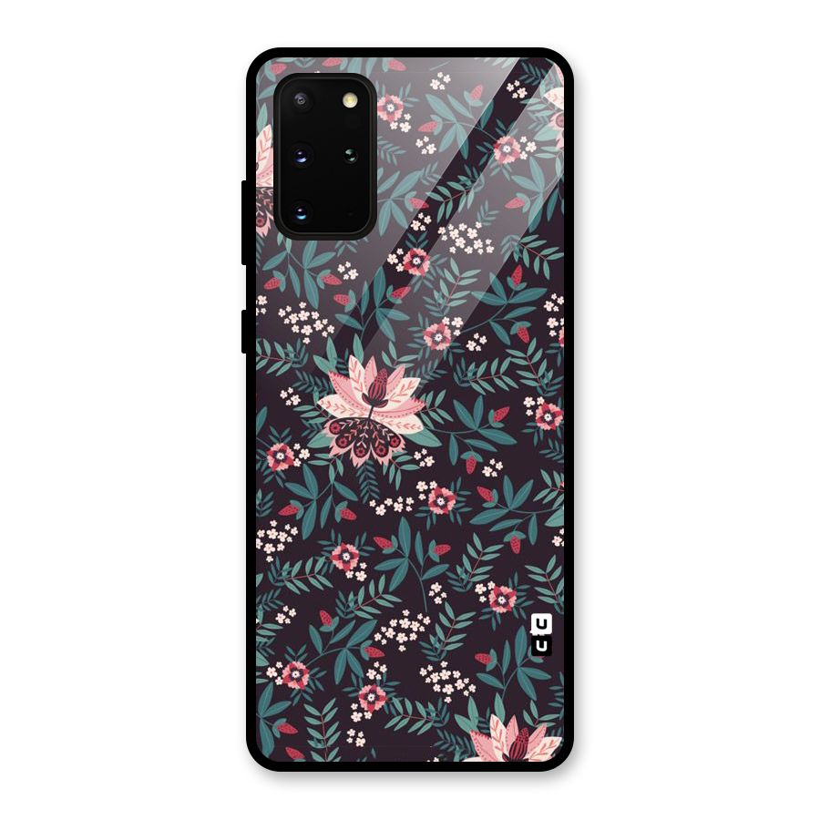 Very Leafy Pattern Glass Back Case for Galaxy S20 Plus