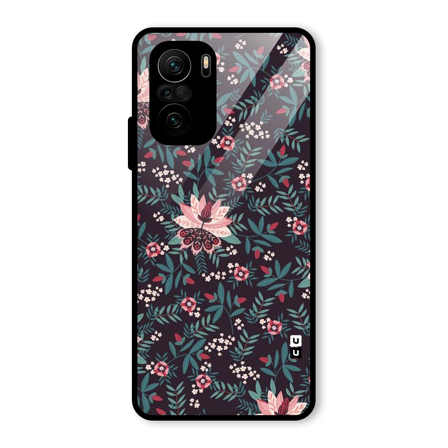 Very Leafy Pattern Glass Back Case for Mi 11X Pro