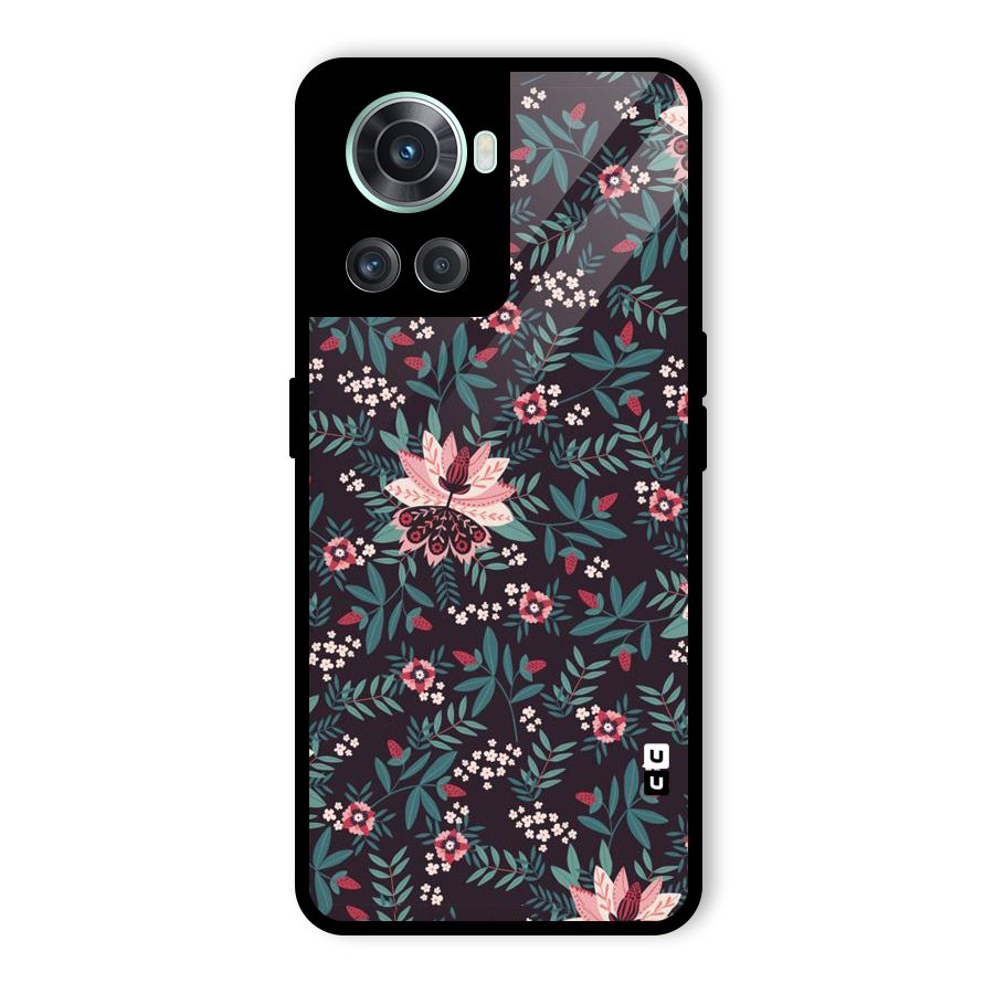 Very Leafy Pattern Glass Back Case for OnePlus 10R
