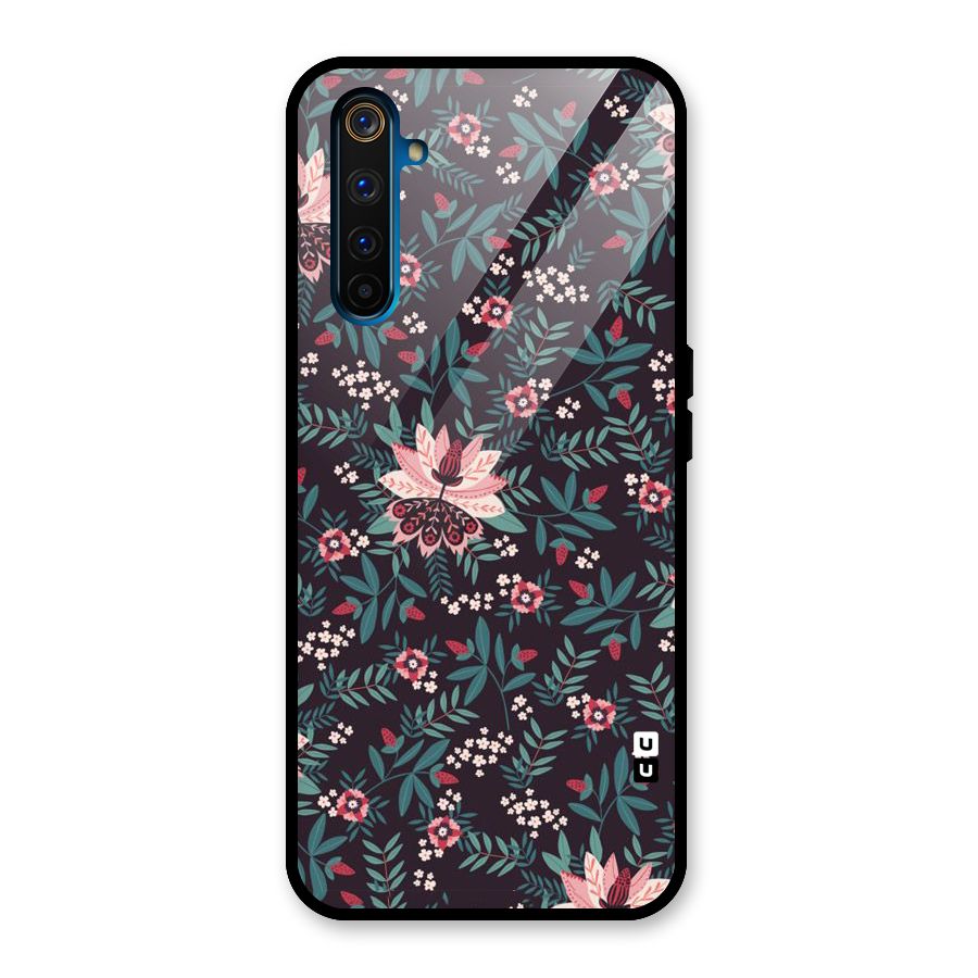 Very Leafy Pattern Glass Back Case for Realme 6 Pro