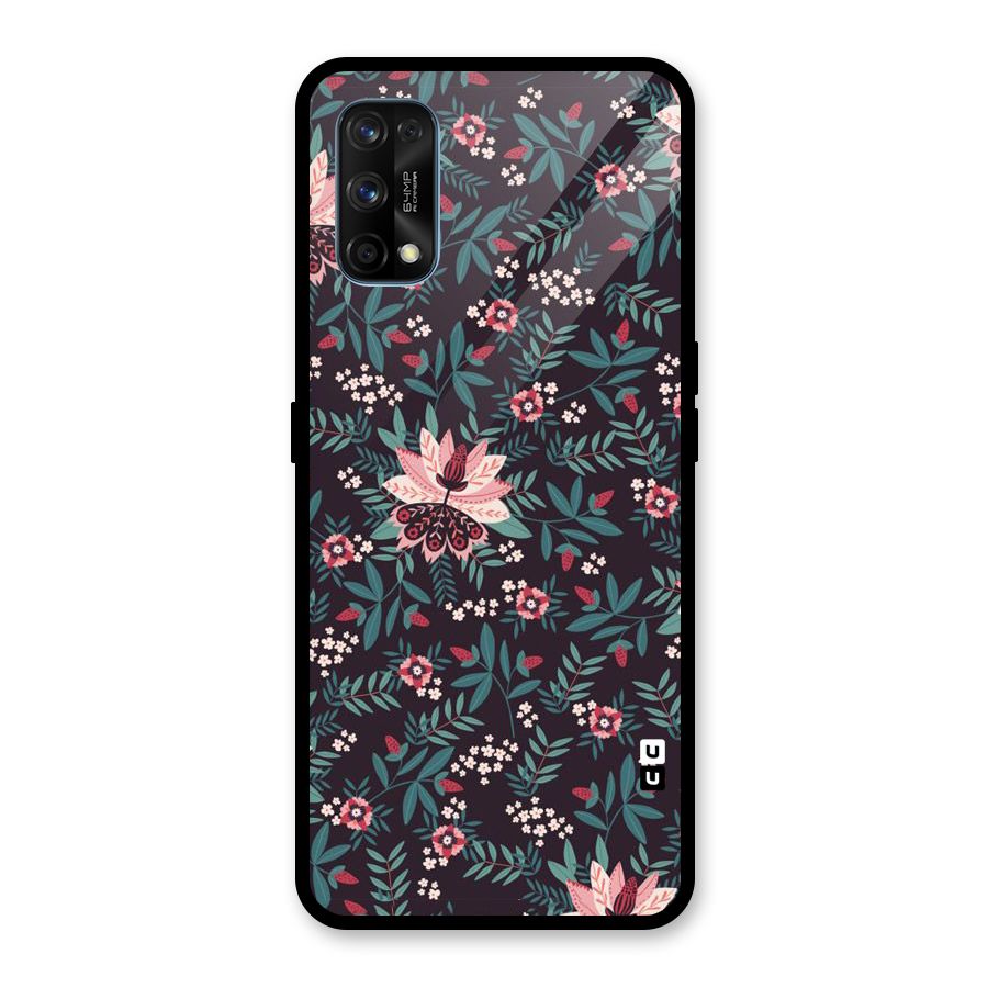 Very Leafy Pattern Glass Back Case for Realme 7 Pro