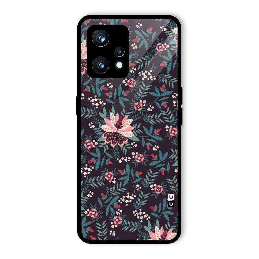 Very Leafy Pattern Glass Back Case for Realme 9 Pro Plus 5G