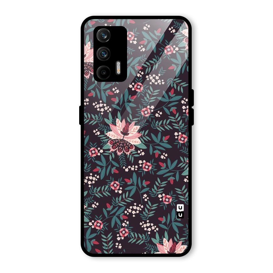 Very Leafy Pattern Glass Back Case for Realme GT 5G