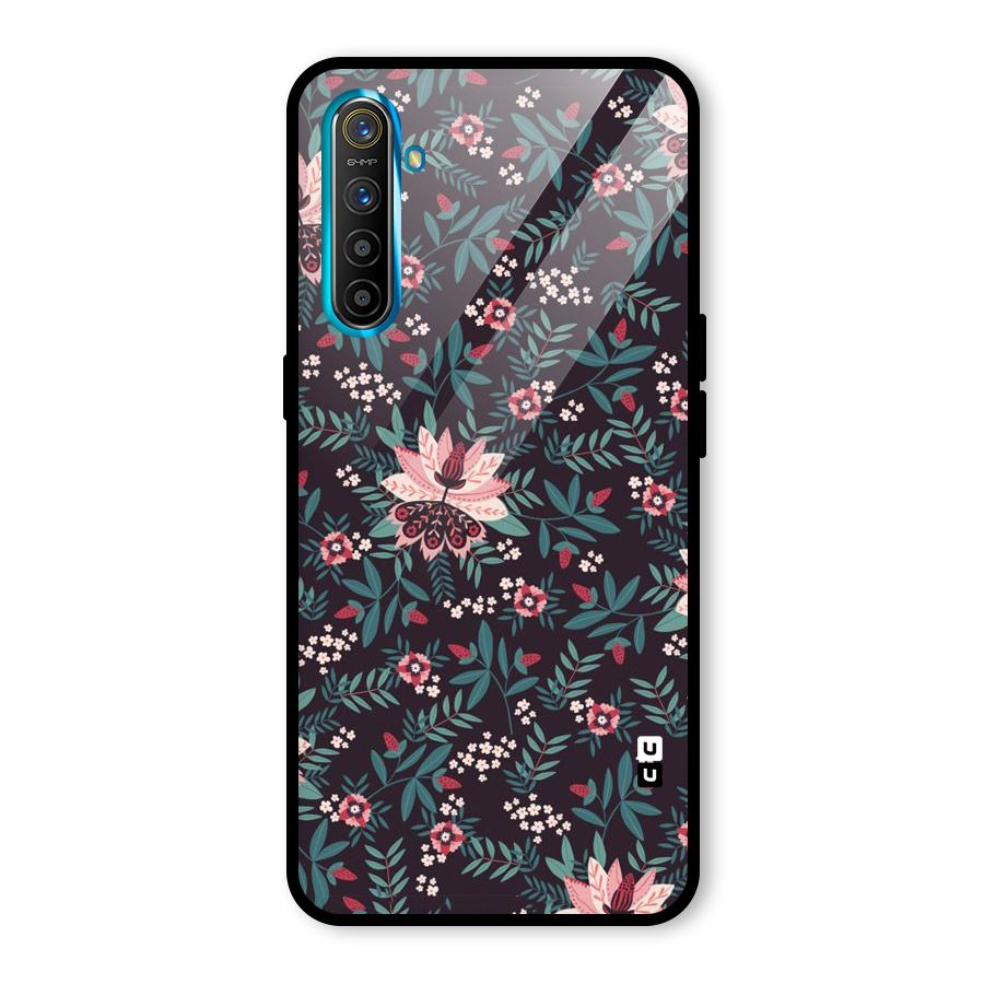 Very Leafy Pattern Glass Back Case for Realme X2