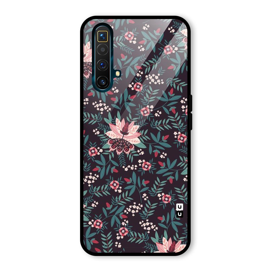 Very Leafy Pattern Glass Back Case for Realme X3