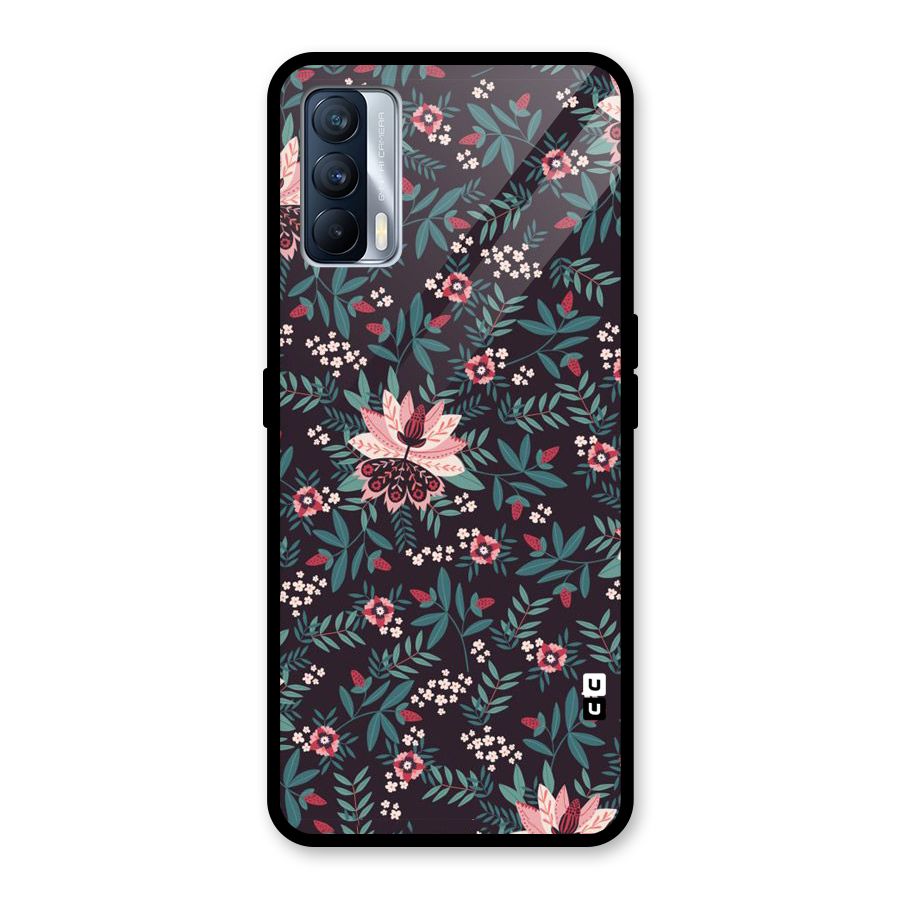Very Leafy Pattern Glass Back Case for Realme X7