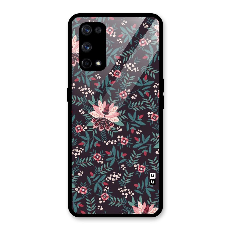 Very Leafy Pattern Glass Back Case for Realme X7 Pro