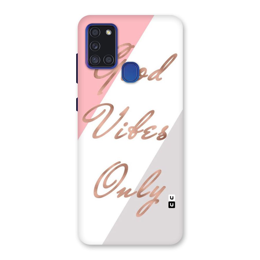 Vibes Classic Stripes Back Case for Galaxy A21s