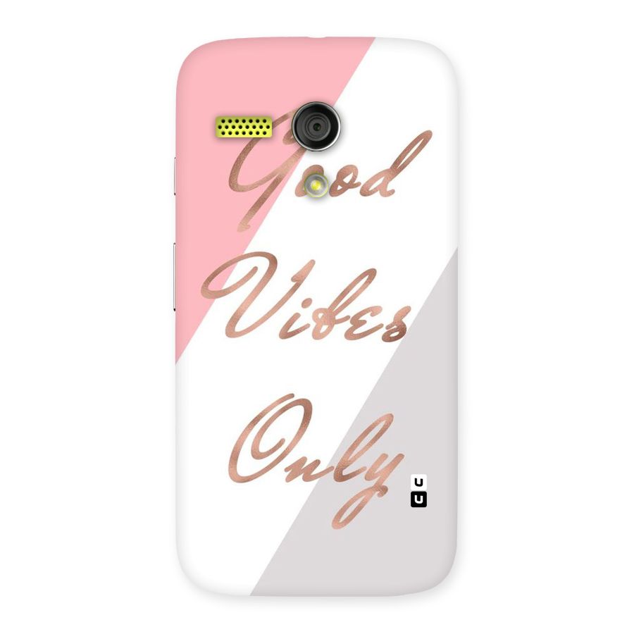 Vibes Classic Stripes Back Case for Moto G