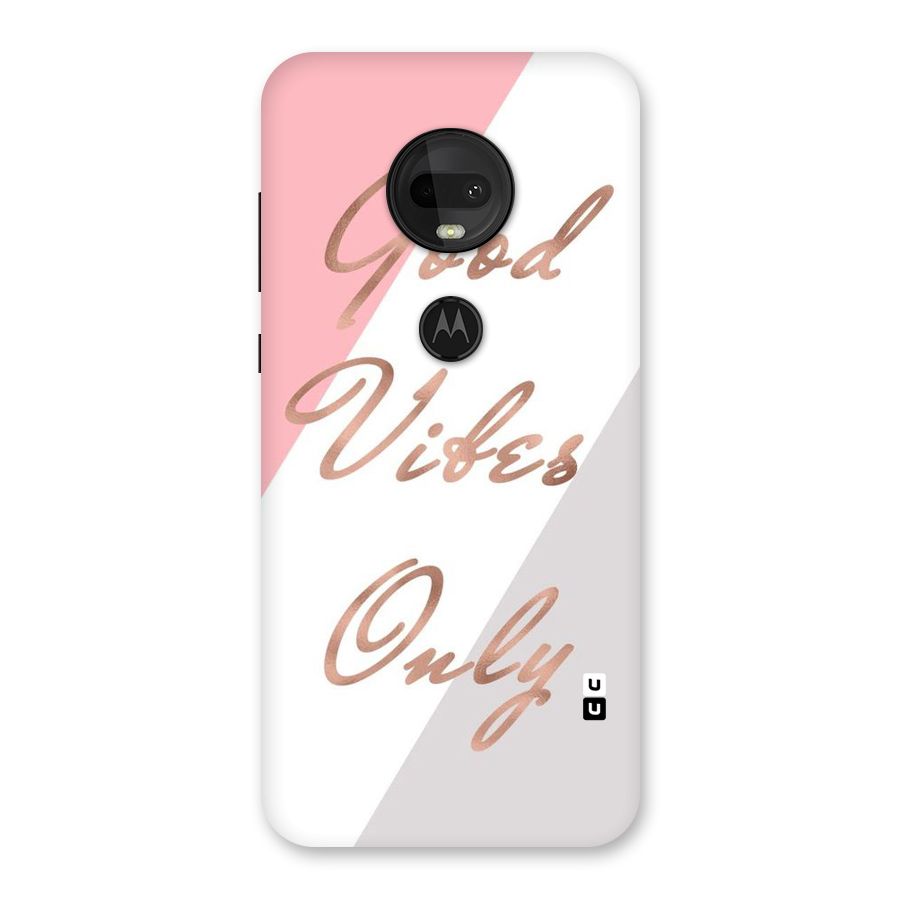 Vibes Classic Stripes Back Case for Moto G7