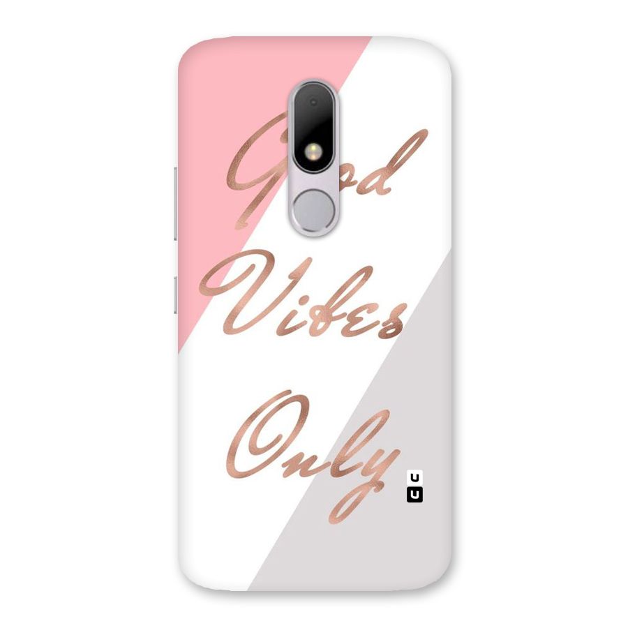Vibes Classic Stripes Back Case for Moto M