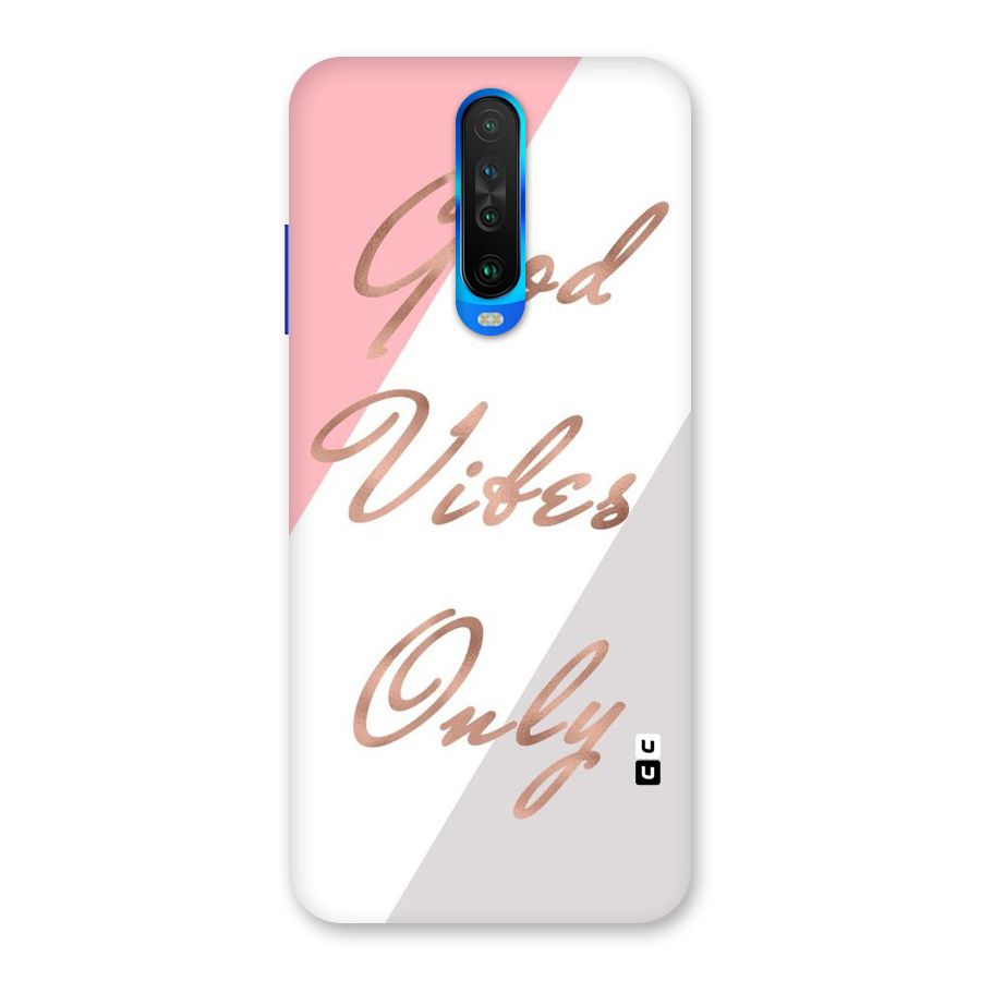 Vibes Classic Stripes Back Case for Poco X2
