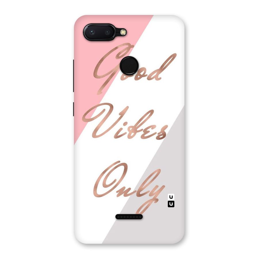 Vibes Classic Stripes Back Case for Redmi 6