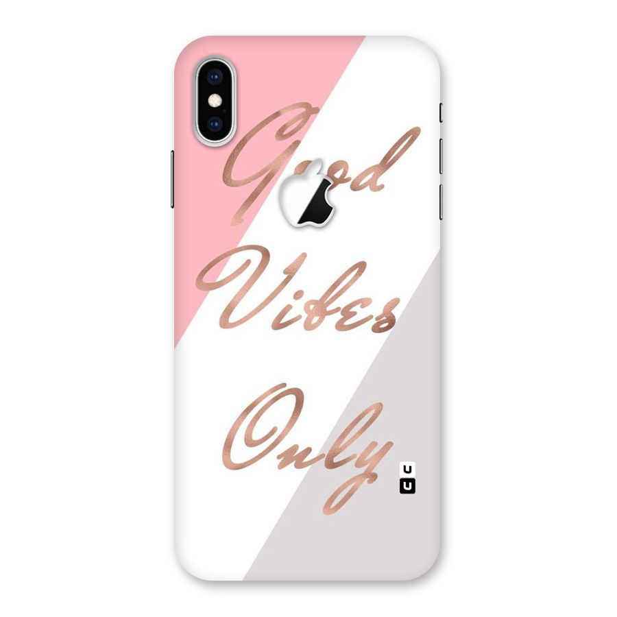 Vibes Classic Stripes Back Case for iPhone XS Max Apple Cut