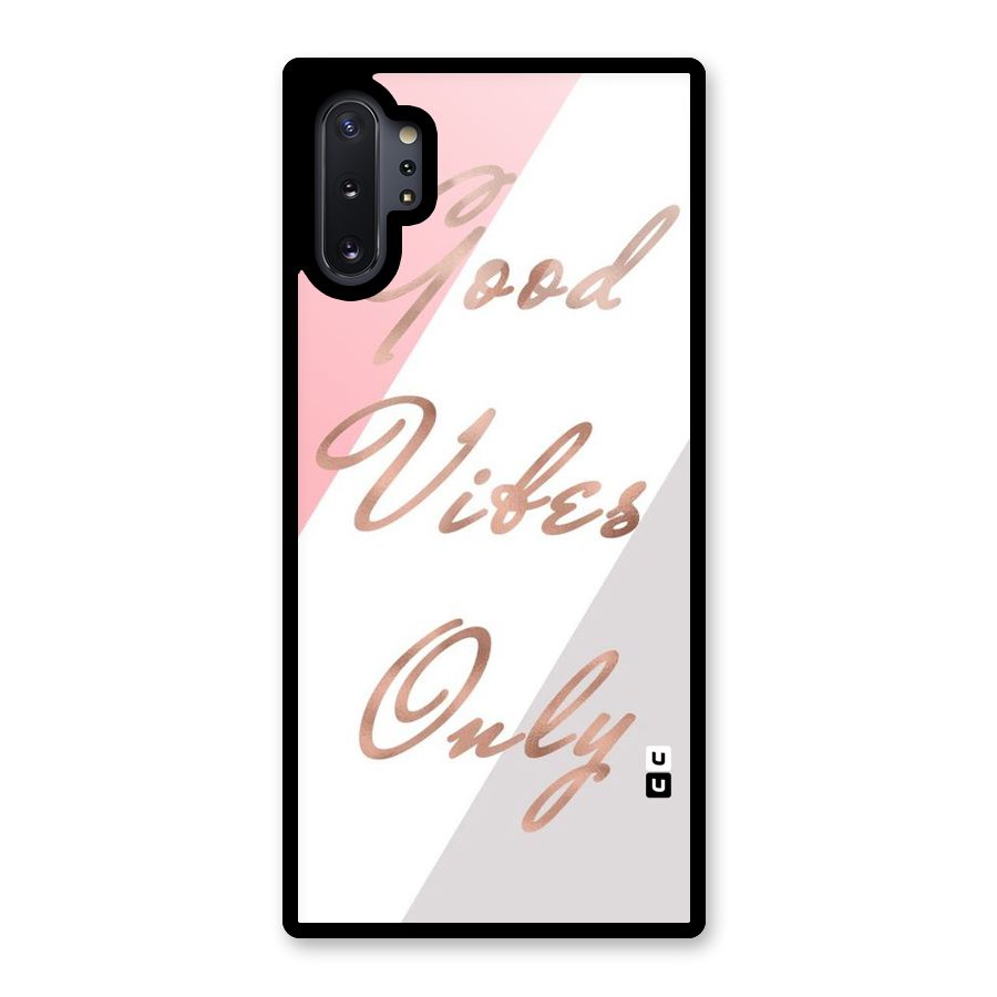 Vibes Classic Stripes Glass Back Case for Galaxy Note 10 Plus
