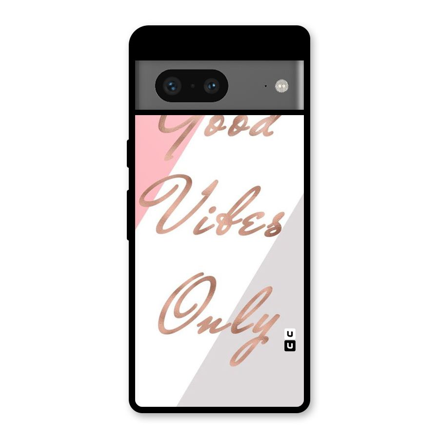Vibes Classic Stripes Glass Back Case for Google Pixel 7