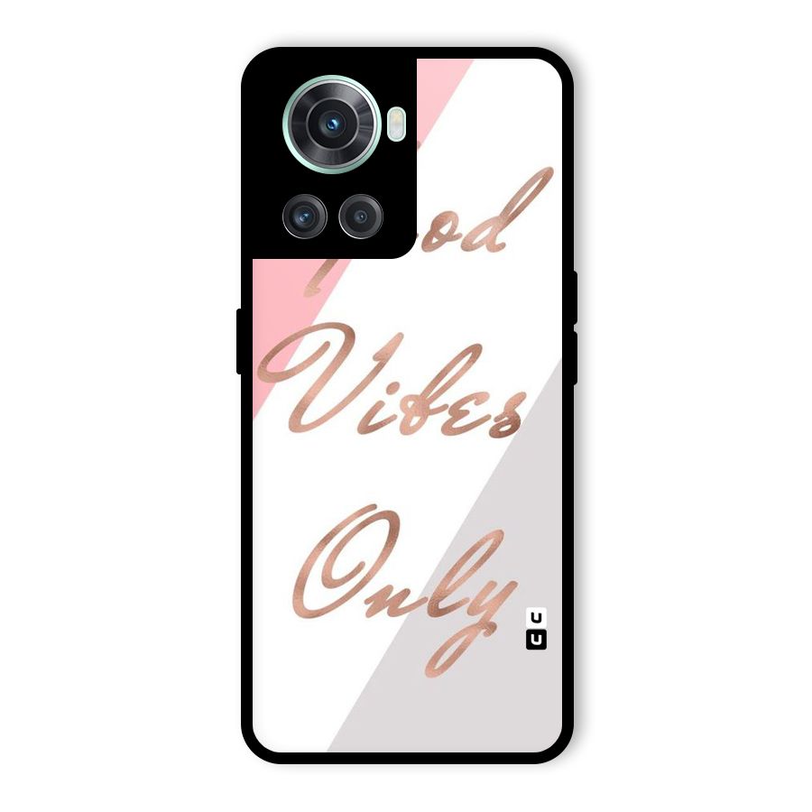 Vibes Classic Stripes Glass Back Case for OnePlus 10R