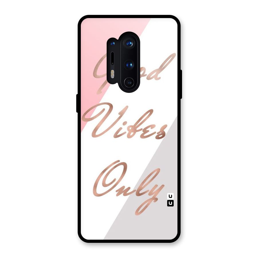 Vibes Classic Stripes Glass Back Case for OnePlus 8 Pro
