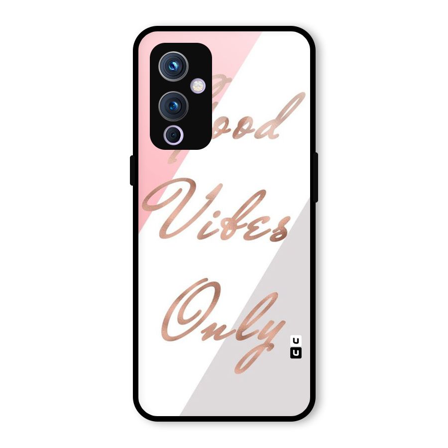 Vibes Classic Stripes Glass Back Case for OnePlus 9