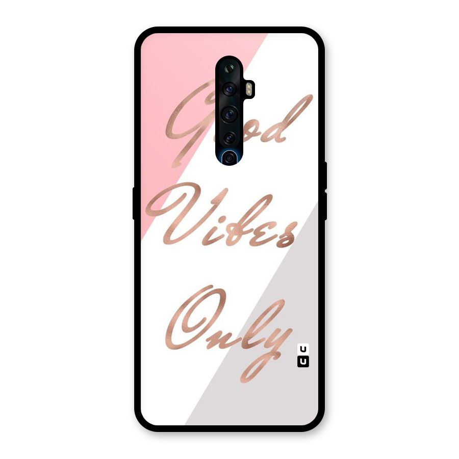 Vibes Classic Stripes Glass Back Case for Oppo Reno2 Z