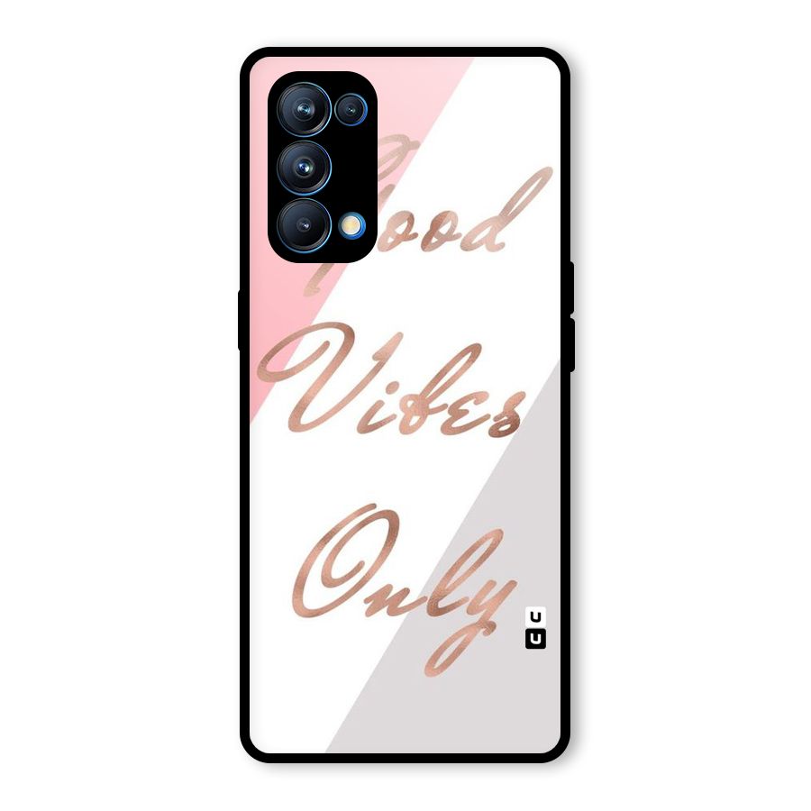 Vibes Classic Stripes Glass Back Case for Oppo Reno5 Pro 5G