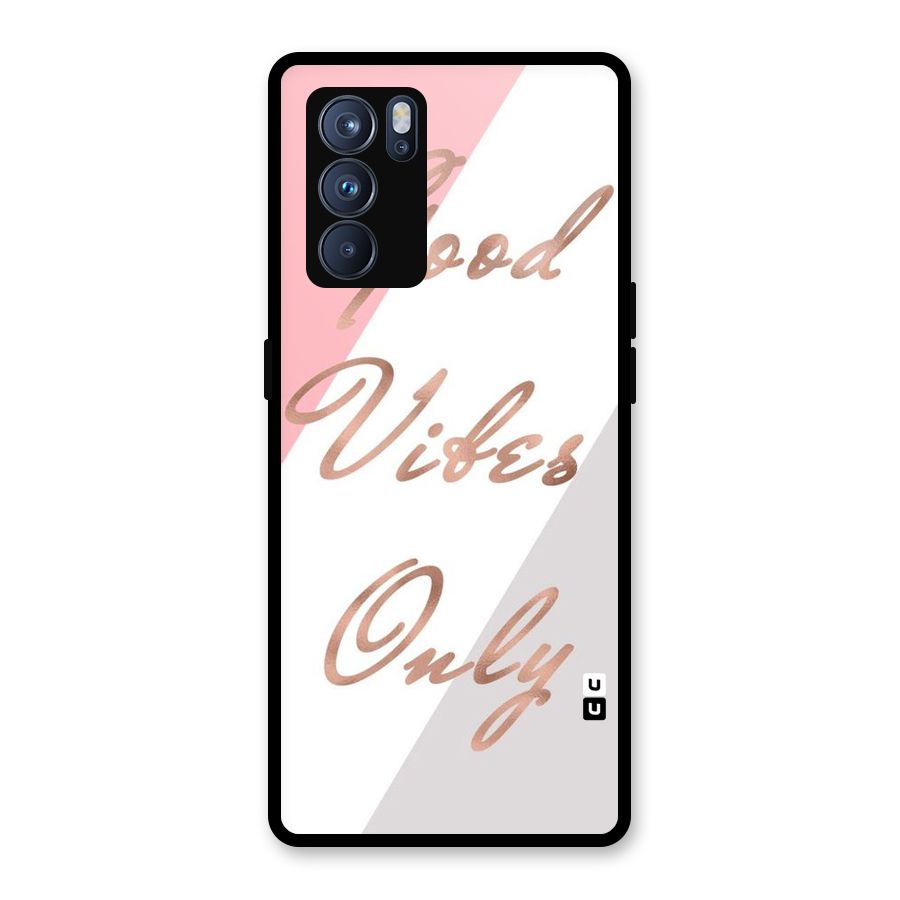 Vibes Classic Stripes Glass Back Case for Oppo Reno6 Pro 5G