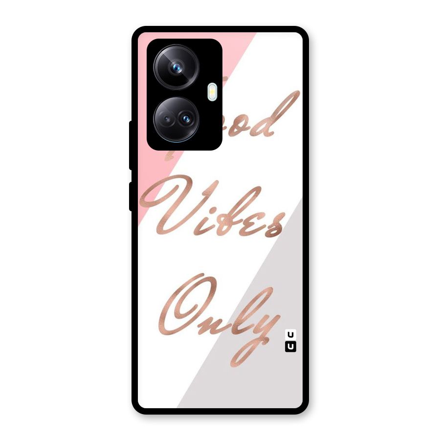 Vibes Classic Stripes Glass Back Case for Realme 10 Pro Plus