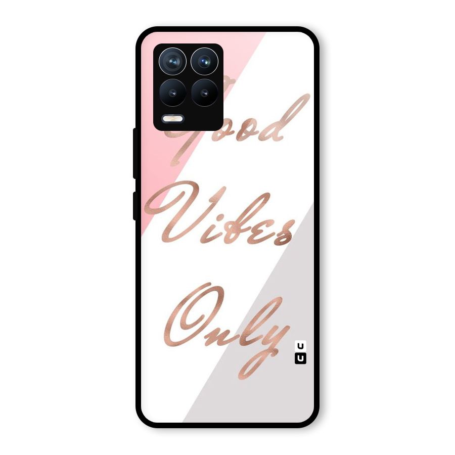 Vibes Classic Stripes Glass Back Case for Realme 8 Pro