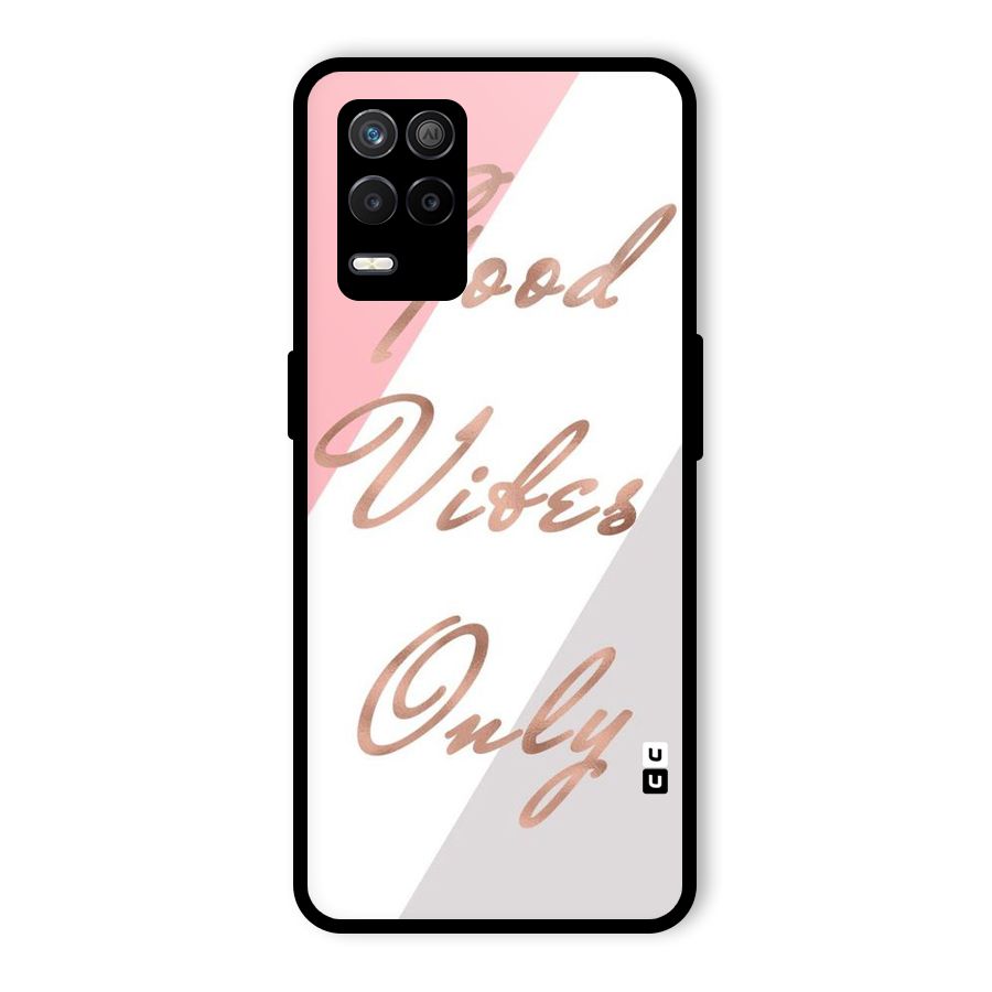 Vibes Classic Stripes Glass Back Case for Realme 9 5G