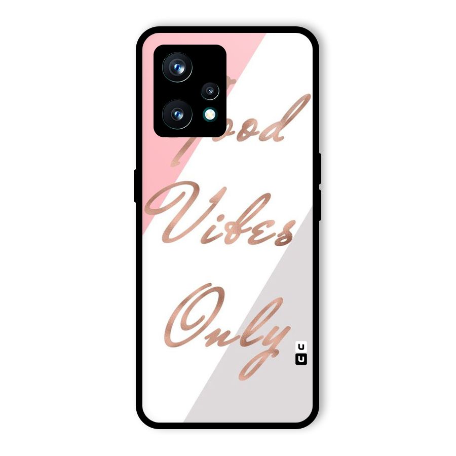 Vibes Classic Stripes Glass Back Case for Realme 9 Pro Plus 5G