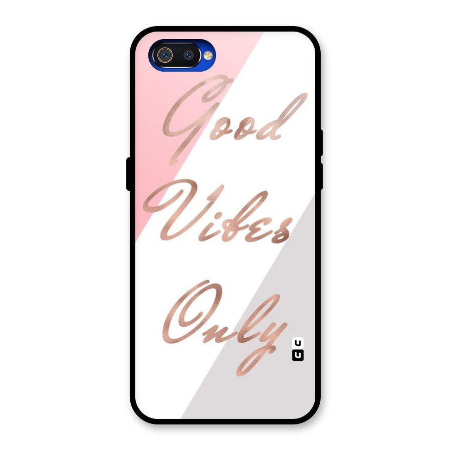 Vibes Classic Stripes Glass Back Case for Realme C2