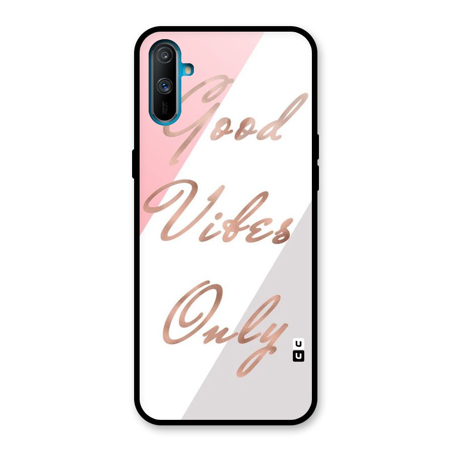 Vibes Classic Stripes Glass Back Case for Realme C3
