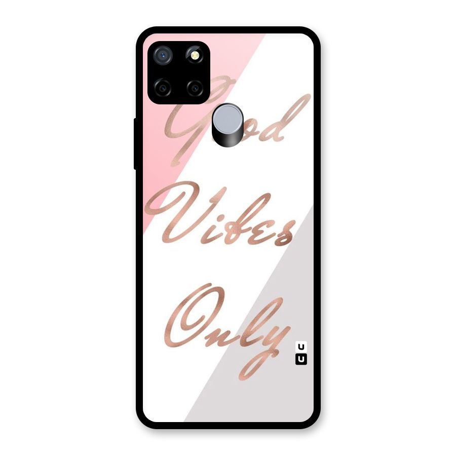 Vibes Classic Stripes Glass Back Case for Realme Narzo 20