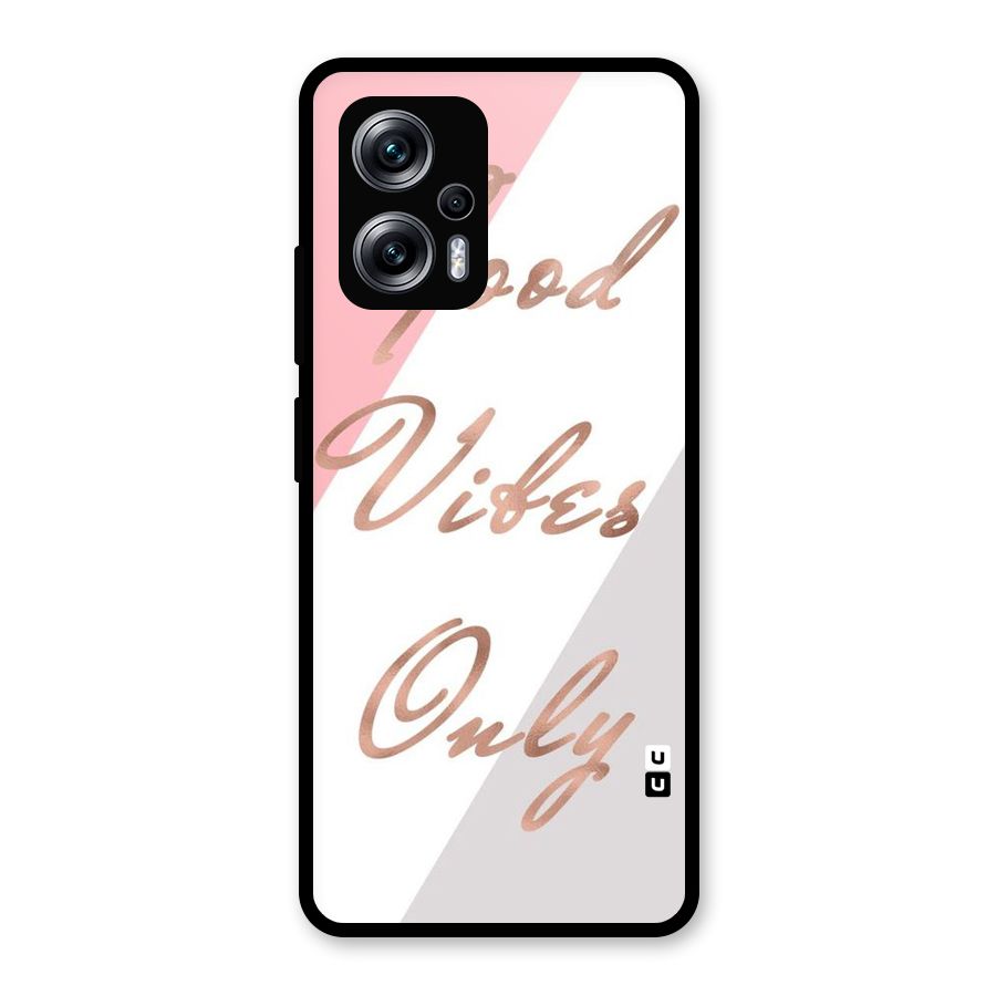 Vibes Classic Stripes Glass Back Case for Redmi K50i