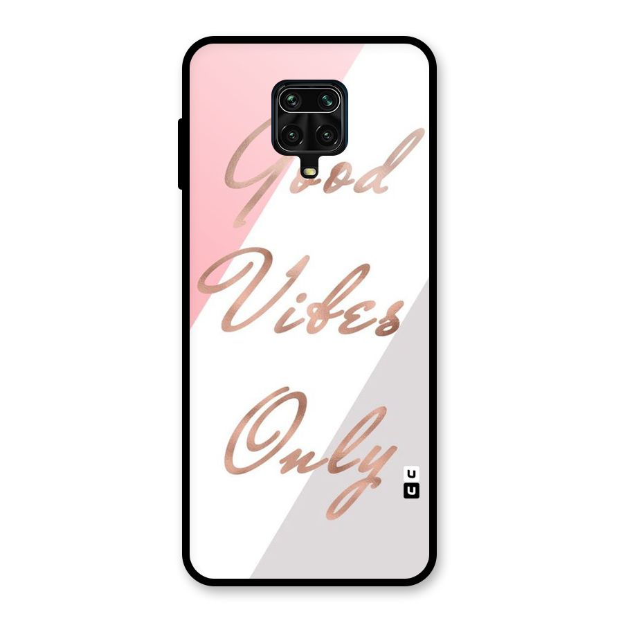 Vibes Classic Stripes Glass Back Case for Redmi Note 9 Pro