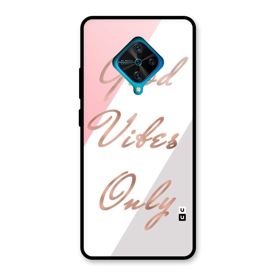 Vibes Classic Stripes Glass Back Case for Vivo S1 Pro