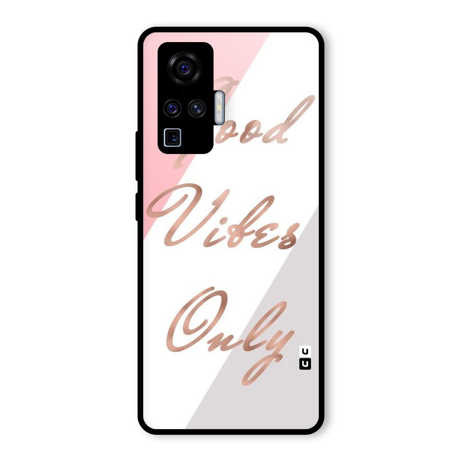 Vibes Classic Stripes Glass Back Case for Vivo X50 Pro